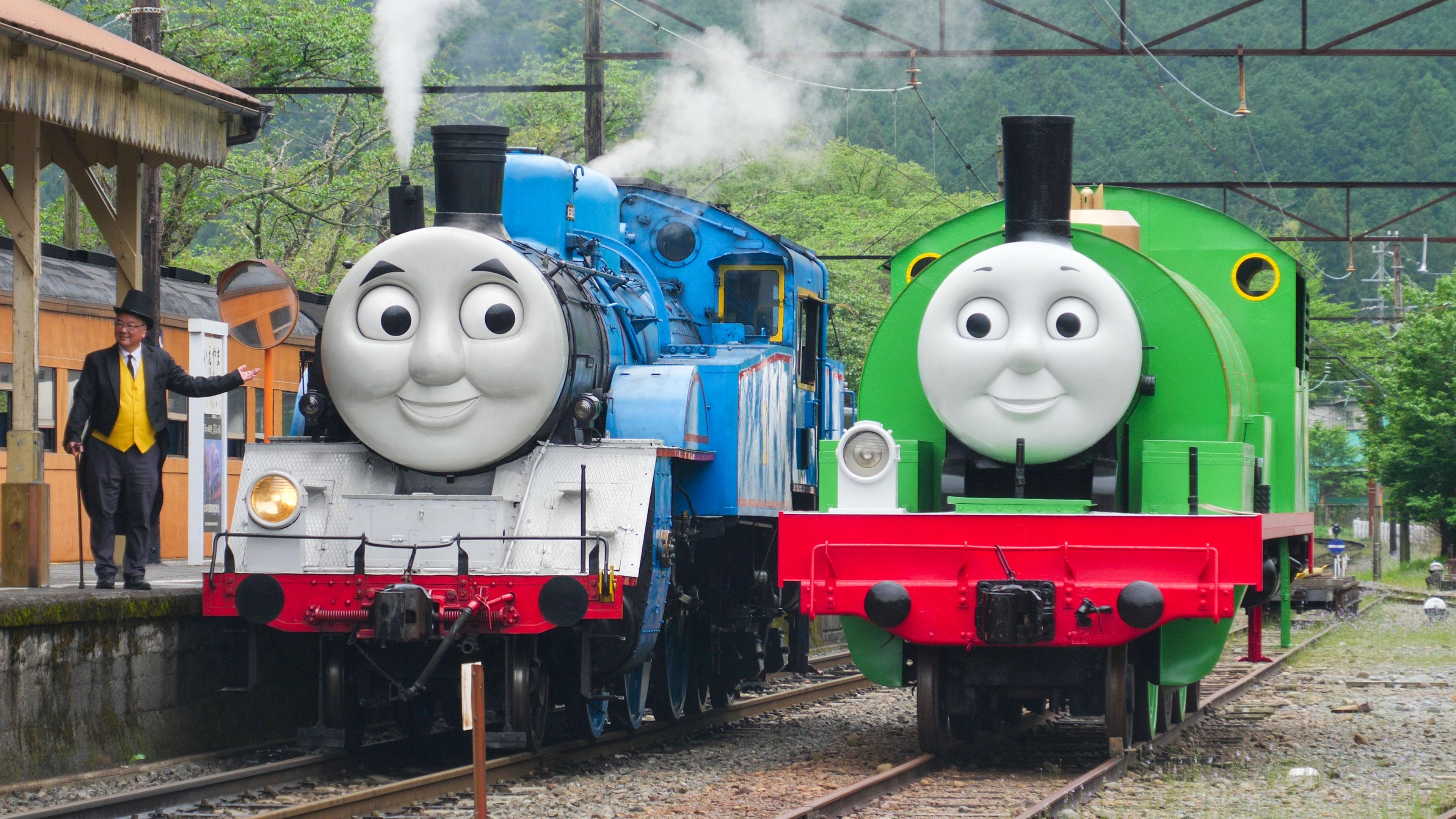 パーシーが家山駅にやってきました！ - 大井川鐵道 DAY OUT WITH THOMAS